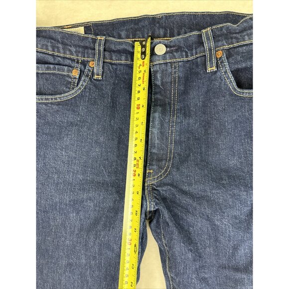 LEVIS 511 Slim Fit PREMIUM BIG E Stretch Jeans Men Size 34X30* Dark Wash Blue - Picture 2 of 8